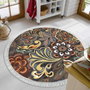 Conceptum Alfombra Mu177 - Coffee 90 x 90 cm